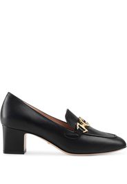 Gucci Mocassino tacco medio zumi loafers - Black