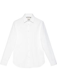 fitted poplin shirt