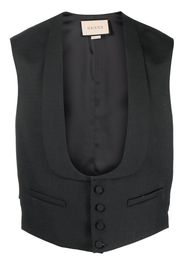 Gucci wool formal vest - Black