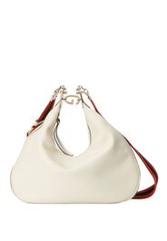 Gucci Attache leather shoulder bag - White