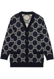 Gucci GG-jacquard reversible cardigan - Black