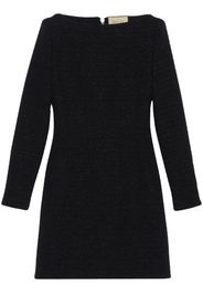 Gucci glittered tweed dress - Black