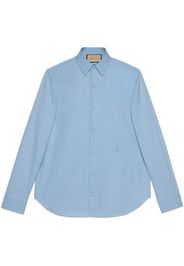 Gucci slim-cut button-down shirt - Blue