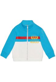 Gucci Kids logo-print track jacket - White