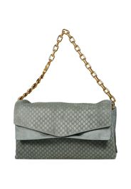 Gucci large suede shoulder bag - Grey