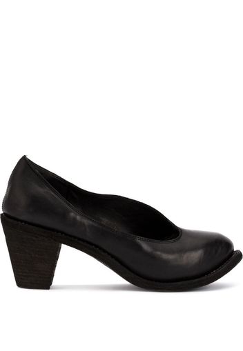 chunky-heel pumps