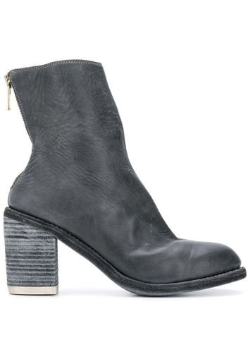 Guidi back zip ankle boots - Grey