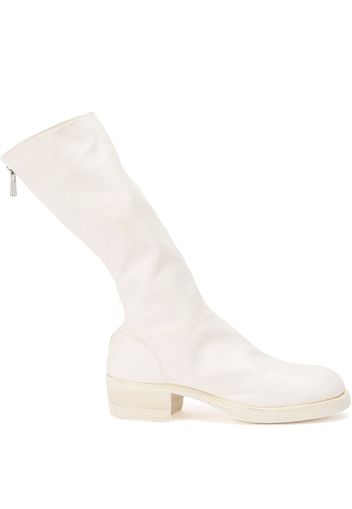 Guidi knee boots - White