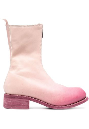 Guidi leather zip-up boots - Pink