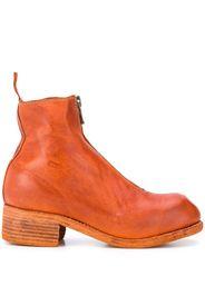 Guidi zip detail boots - Orange