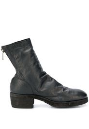 Guidi worn effect boots - Black