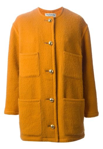 Guy Laroche Pre-Owned single breasted coat - Yellow