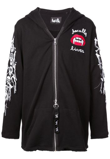 Captive zipped hoodie