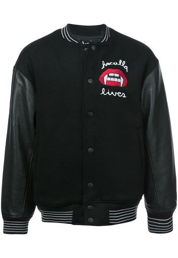 Haculla Lost breed patch bomber jacket - Black