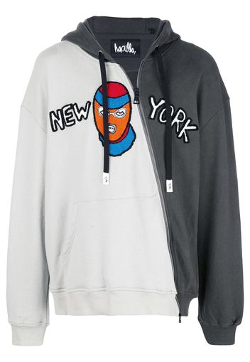 Haculla New York Divergence hoodie - Grey