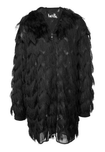 Haculla fringed coat - Black