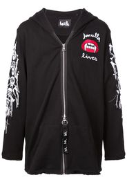 Captive zipped hoodie