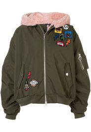 Haculla Aberrant patch bomber jacket - Green