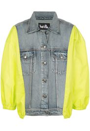 Hybrid denim contrast jacket