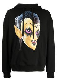 Haculla Golden Lady graphic-print hoodie - Black