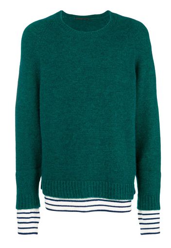 Haider Ackermann layer detail sweater - Green