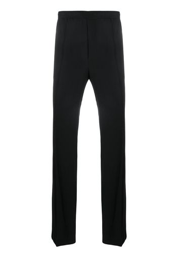 pull-on straight-leg Selected trousers