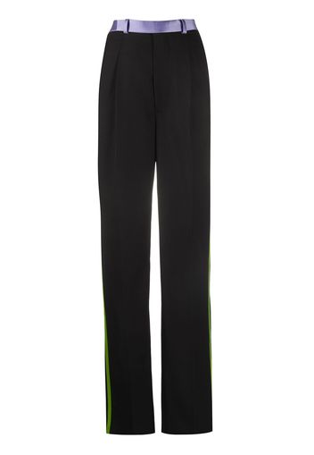 Haider Ackermann Bondi stripe detail trousers - Black