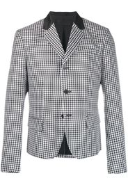 Haider Ackermann houndstooth button jacket - Black