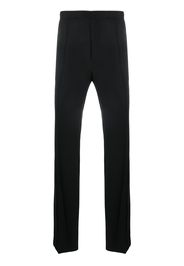 pull-on straight-leg trousers