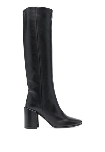 Halmanera Bess 90mm knee-length boots - Black