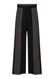 Handred striped wide-leg trousers - Black