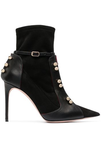 HARDOT stud-detail pointed ankle boots - Black