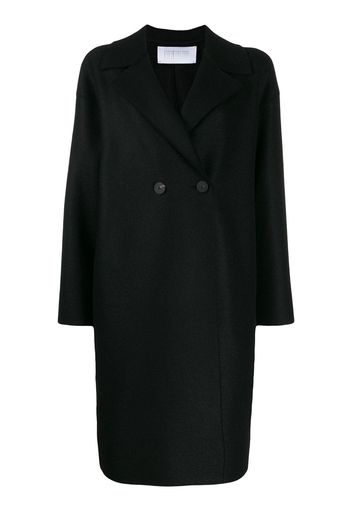 Harris Wharf London boxy double-breasted coat - Black