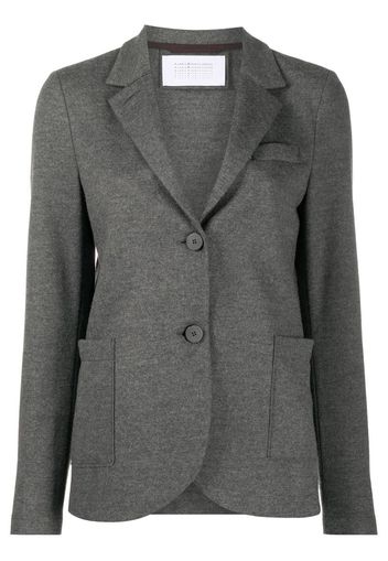 textured single-breasted blazer