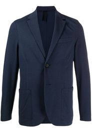 textured single-breasted blazer