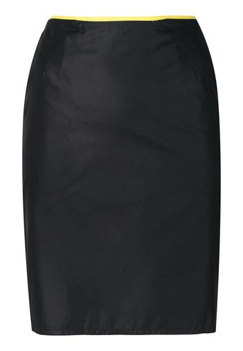 Helmut Lang Pre-Owned fitted mini skirt - Black