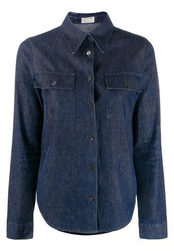 Helmut Lang Pre-Owned denim slim shirt - Blue