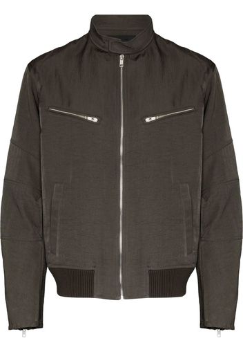 Helmut Lang Moto Flight zipped bomber jacket - Green