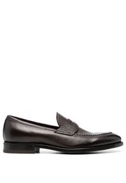 Henderson Baracco pebbled-finish slip-on loafers - Brown