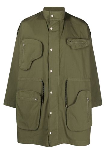 Henrik Vibskov Field single-breasted coat - Green