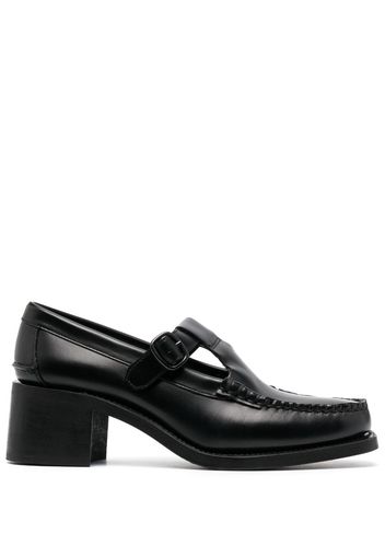 Hereu Alber 50mm cut-out loafers - Black