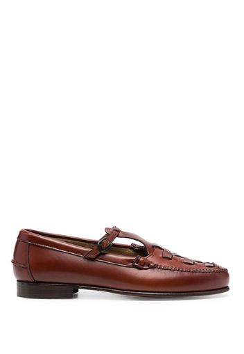 Hereu Ferriol T-bar leather loafers - Brown