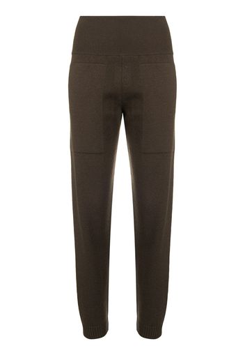 Hermès Pre-Owned knitted trousers - Brown