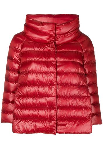 Herno padded front fastened jacket - Red