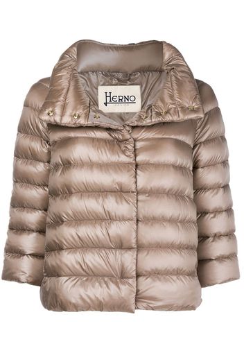 Herno zipped padded jacket - Neutrals