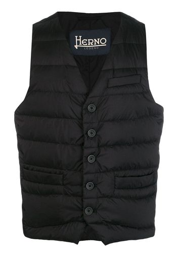 Herno padded waistcoat - Black
