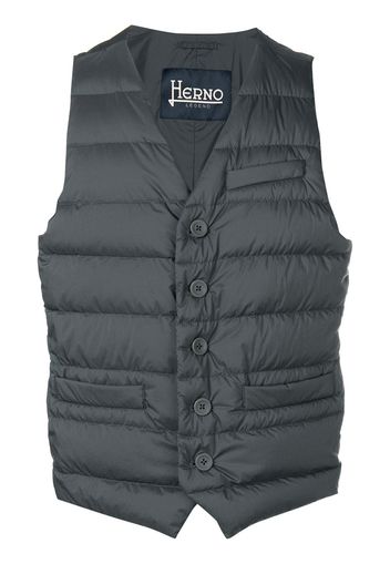 Herno quilted waistcoat - Grey