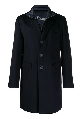 Herno single-breasted coat - Blue