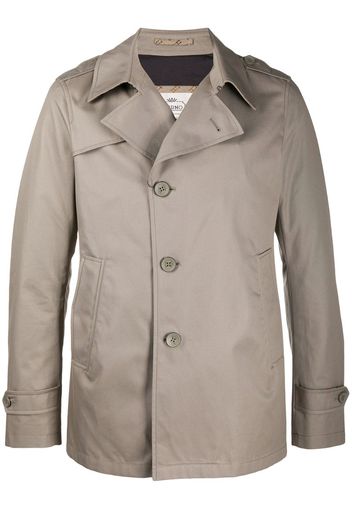 single breasted trench coat