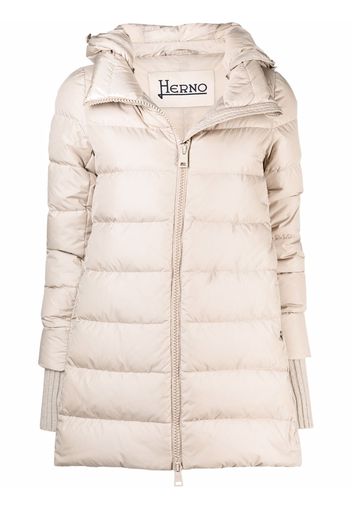 Herno padded hooded coat - Neutrals